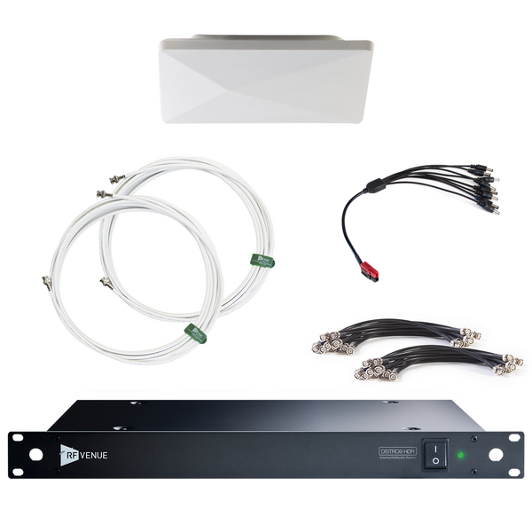 D-ARCD9 DIVERSITY ARCHITECTURAL ANTENNA DISTRO9 HDR PACKAGE, INCLUDES D-ARC, DISTRO9, RFV COAXIAL CABLES